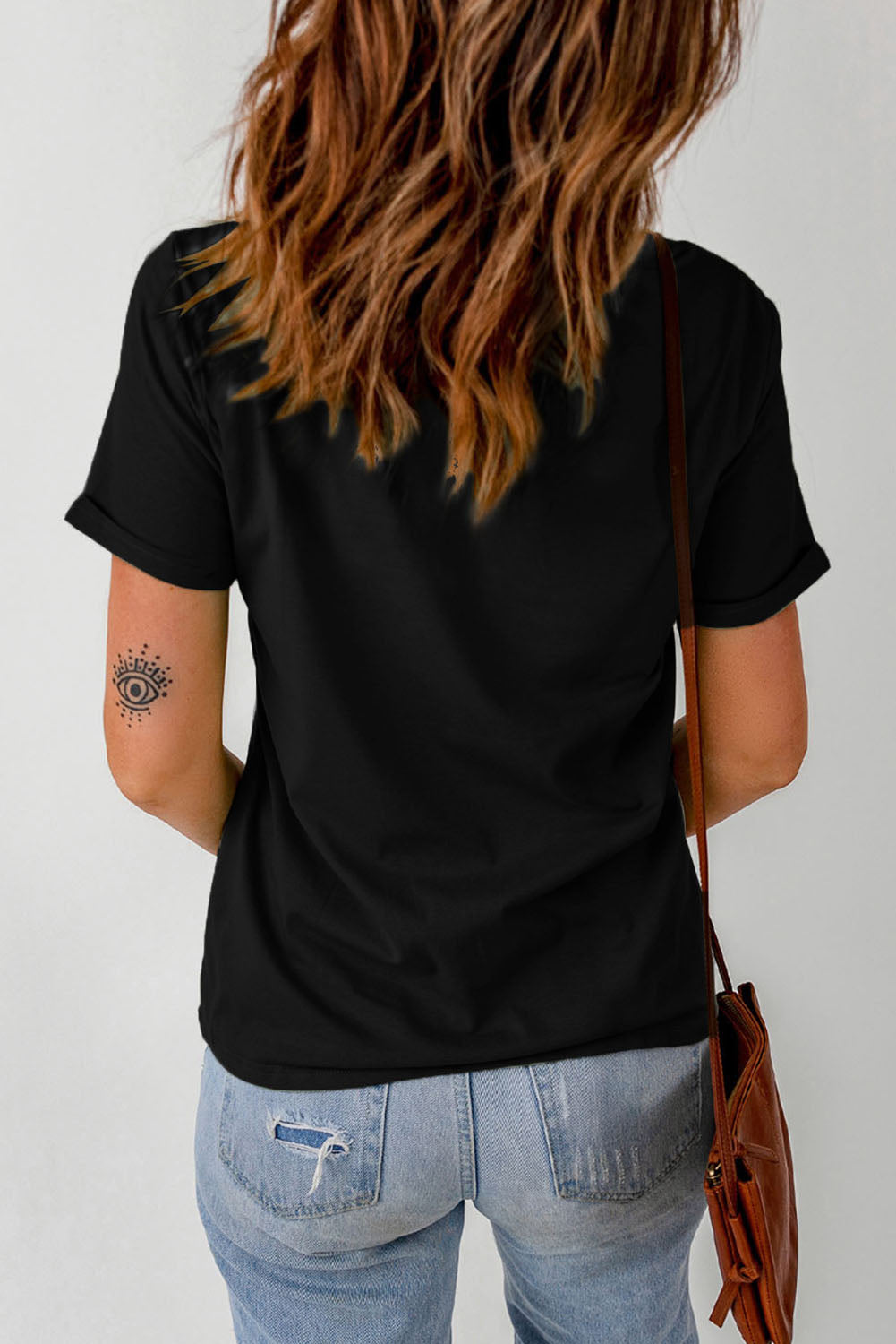 Slogan Graphic Short Sleeve T-Shirt Fitggins