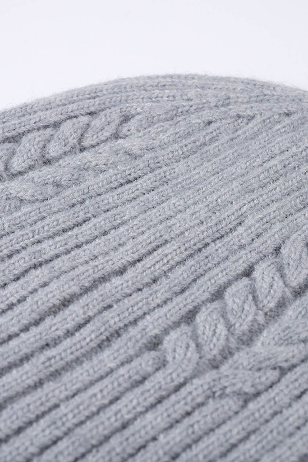 Cable-Knit Cuff Beanie - Hats - FITGGINS