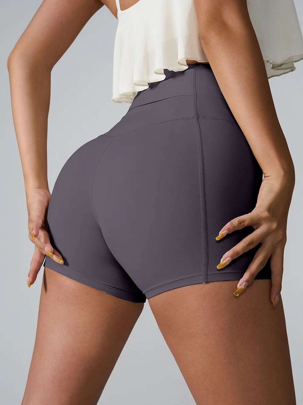 High Waist Active Shorts Fitggins