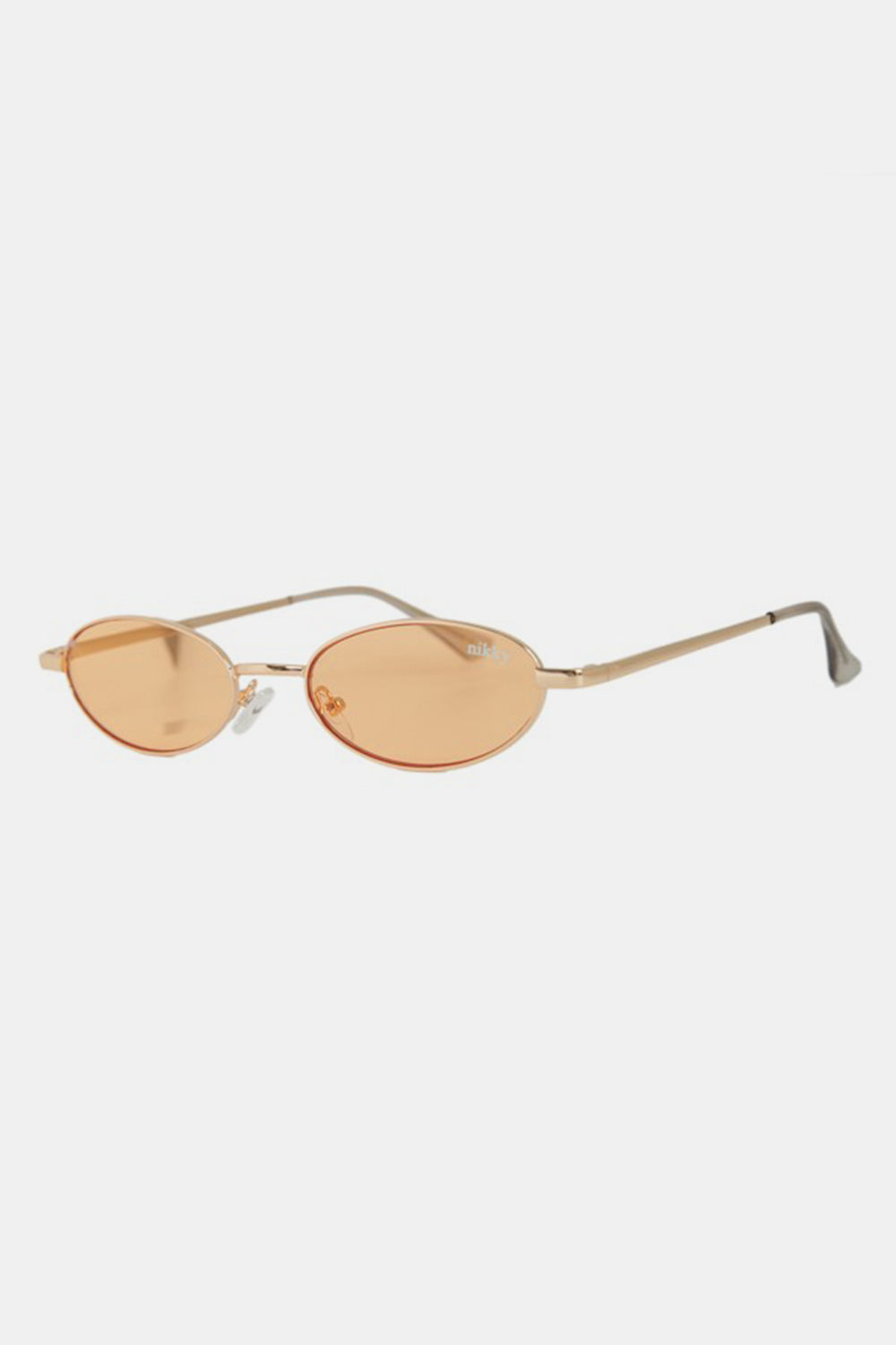 Nicole Lee USA Metal Frame Finley Oval Sunglasses - Sunglasses - FITGGINS