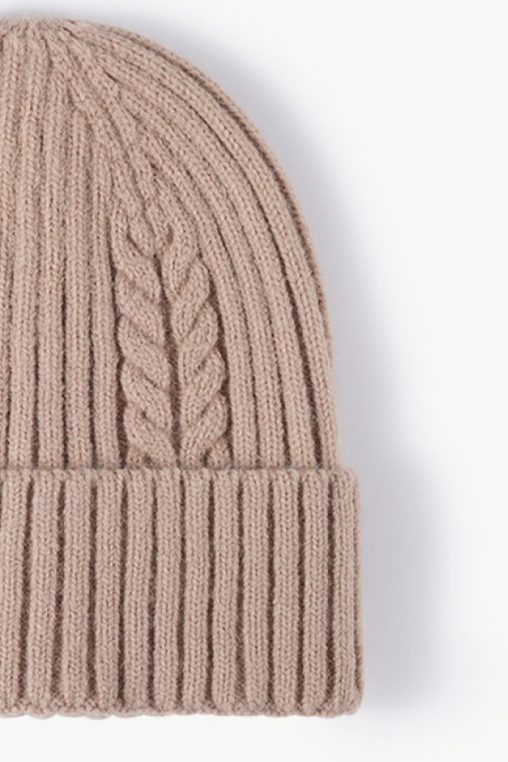 Cable-Knit Cuff Beanie - Hats - FITGGINS