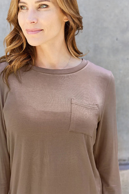 Basic Bae Full Size Round Neck Long Sleeve Top Fitggins
