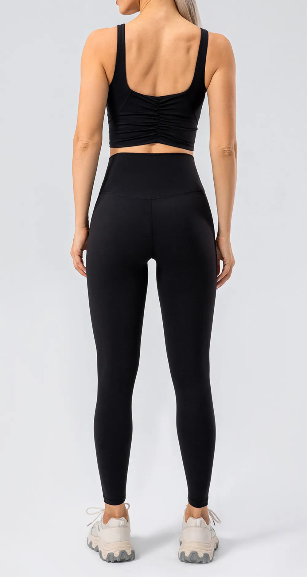 High Waist Wide Waistband Active Leggings Fitggins