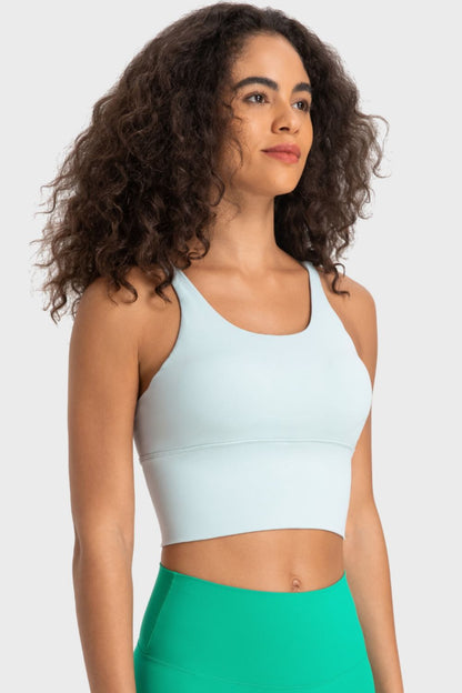 Millennia Crisscross Back Ladder Detail Sports Bra Fitggins