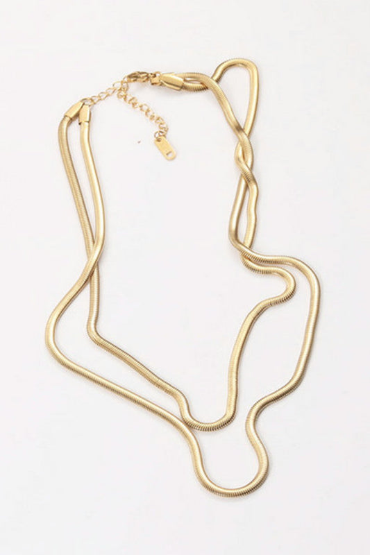 Gold Plated Necklace - Necklaces - FITGGINS