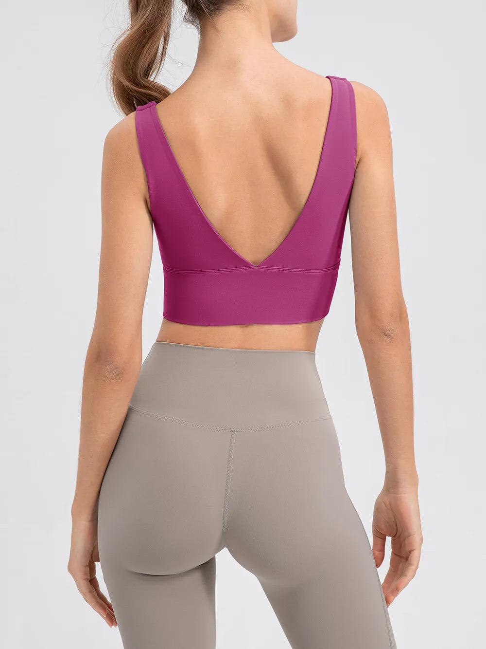 Scoop Neck Wide Strap Active Tank Fitggins