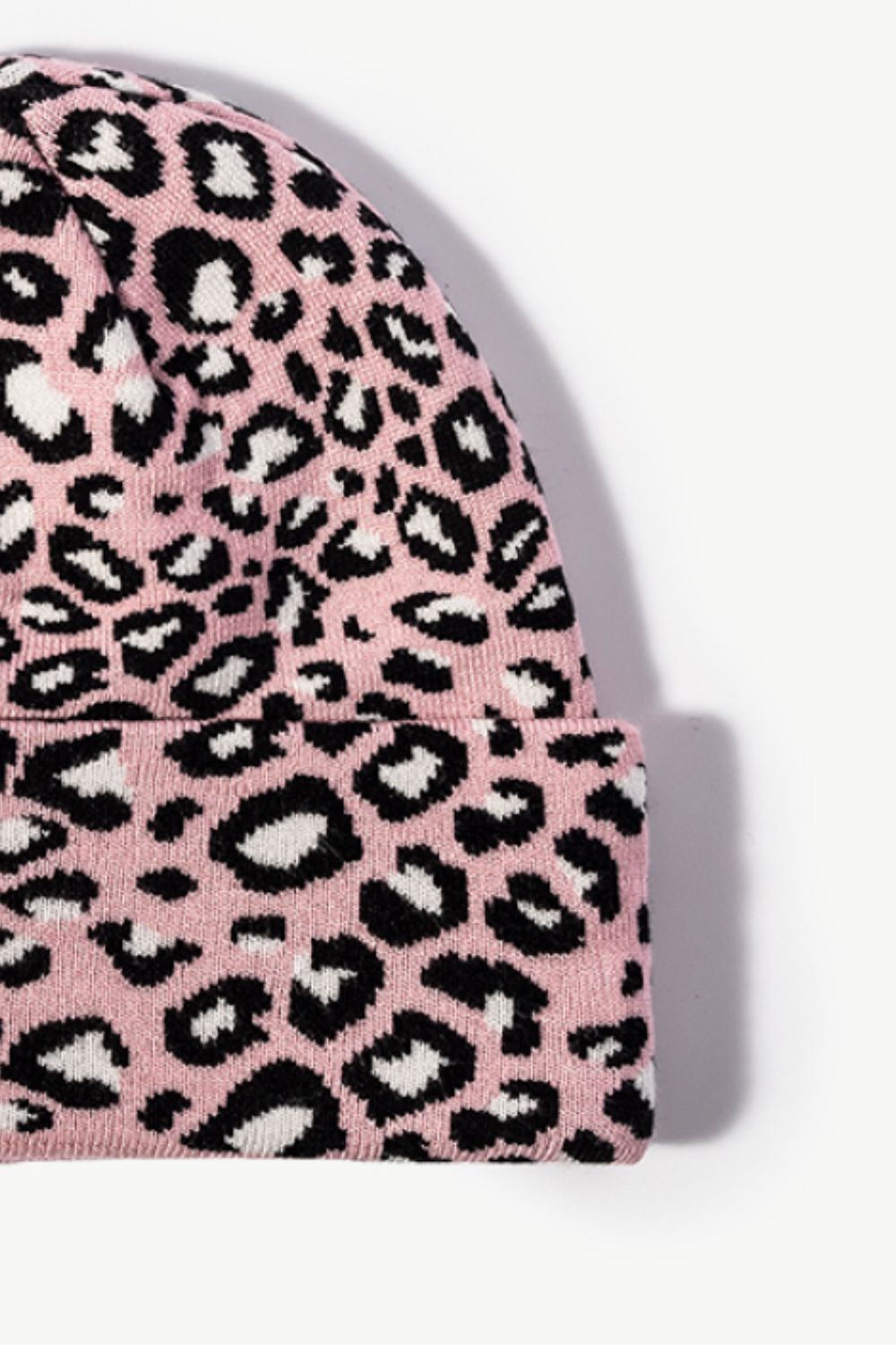 Leopard Pattern Cuffed Beanie - Hats - FITGGINS