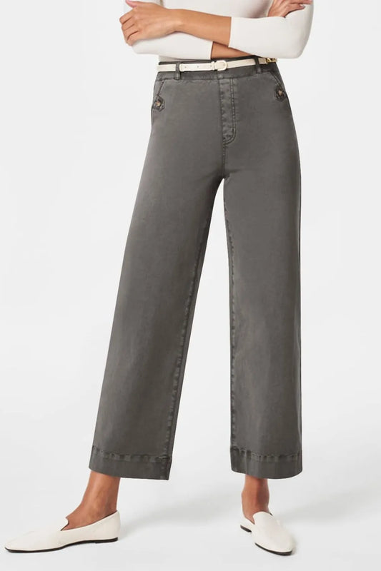 High Waist Jeans with Pockets Dark Gray Fitggins