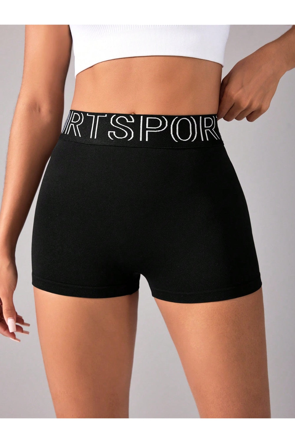 High Waist Active Shorts - Short Leggings - FITGGINS