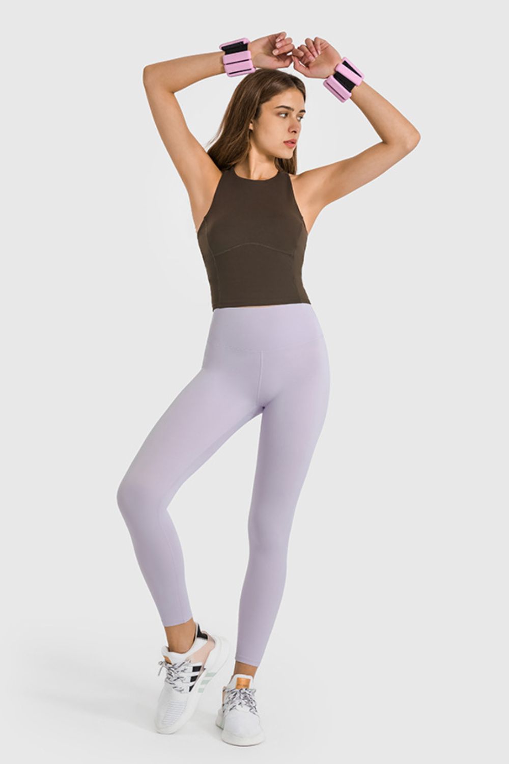 Millennia High Waist Ankle-Length Yoga Leggings Fitggins