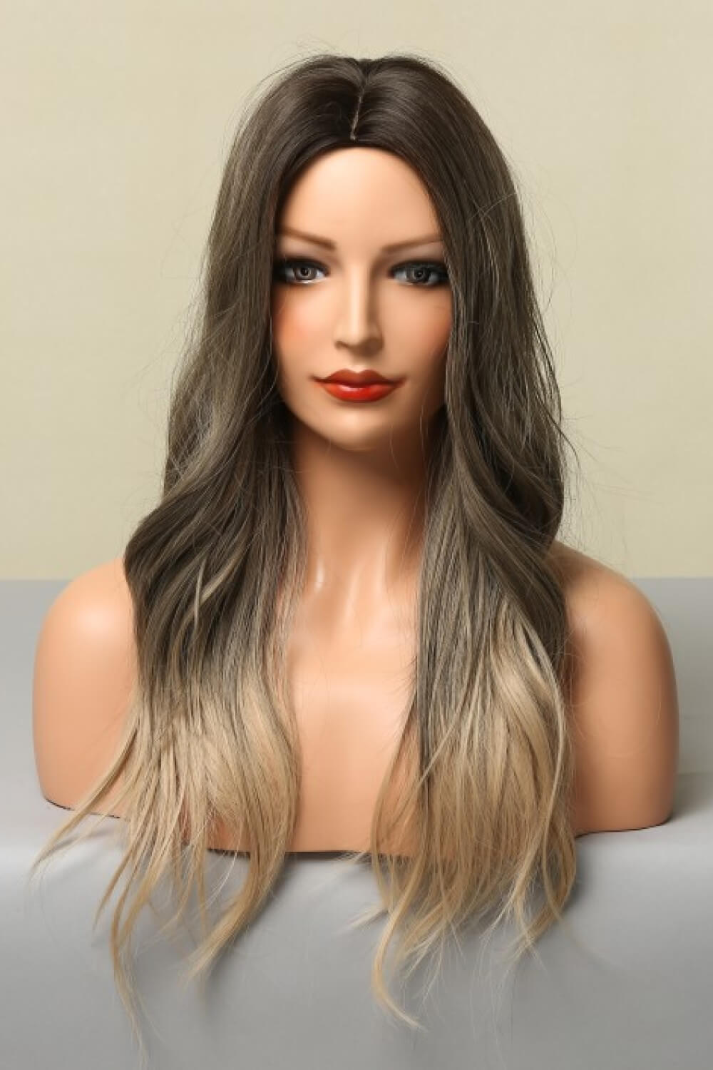 13*1" Full-Machine Wigs Synthetic Long Straight 24" - Hair - FITGGINS