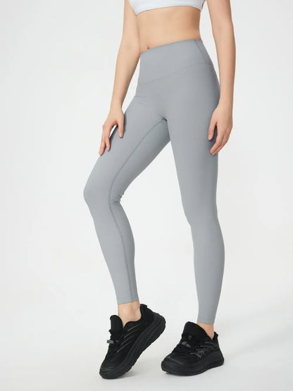Millennia High Waist Active Leggings Light Gray Fitggins