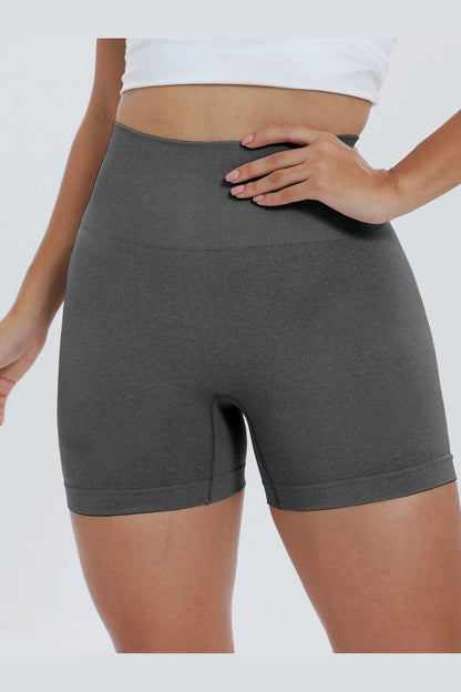 High Waist Active Shorts - Short Leggings - FITGGINS