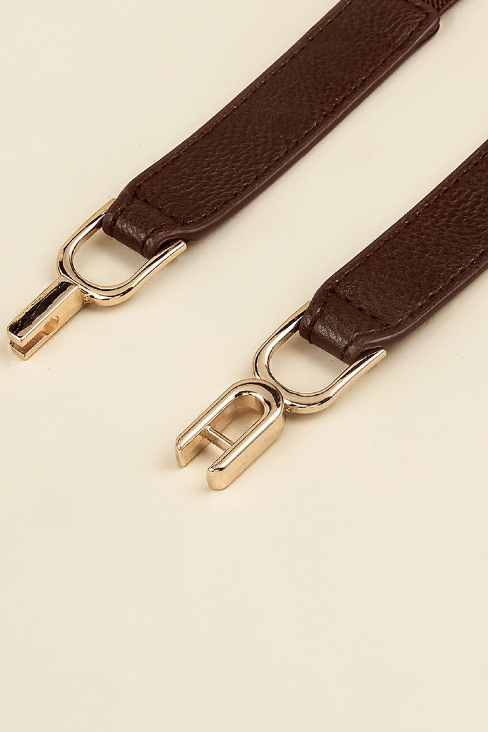 Alloy Buckle Elastic Belt - Belt - FITGGINS