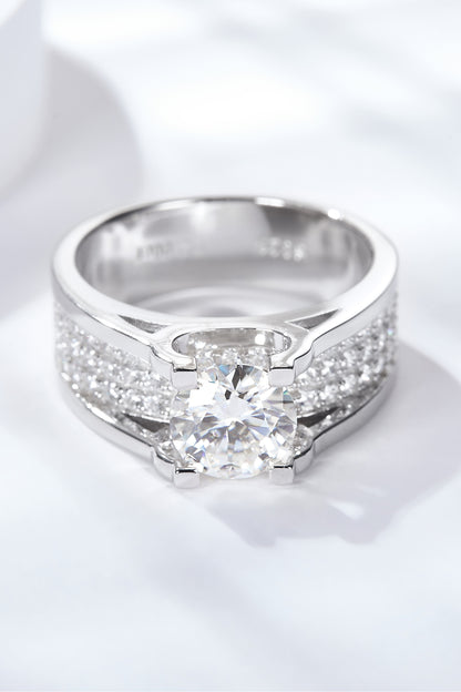 Made To Shine 1 Carat Moissanite Ring - Rings - FITGGINS