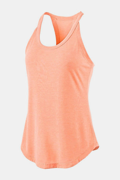 Scoop Neck Active Tank - Crop Tops & Tank Tops - FITGGINS