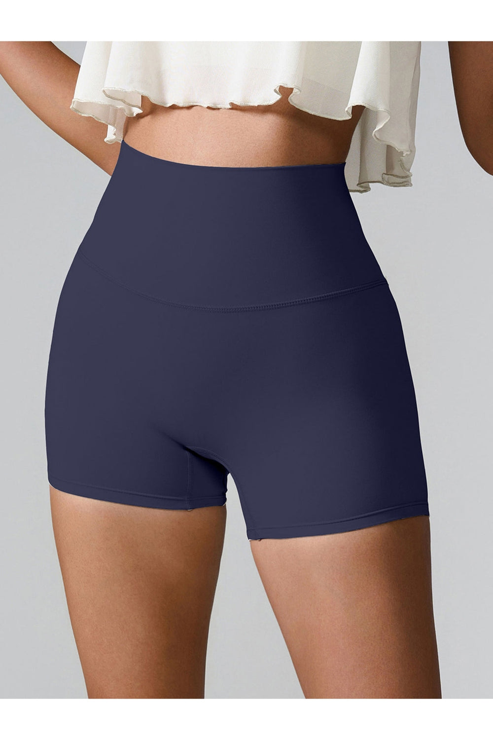 High Waist Active Shorts - Short Leggings - FITGGINS