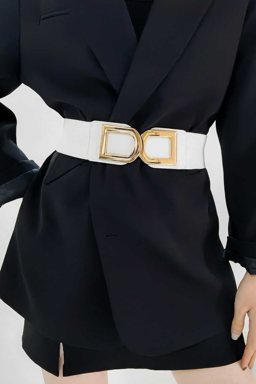 Double D Buckle PU Belt - Belt - FITGGINS