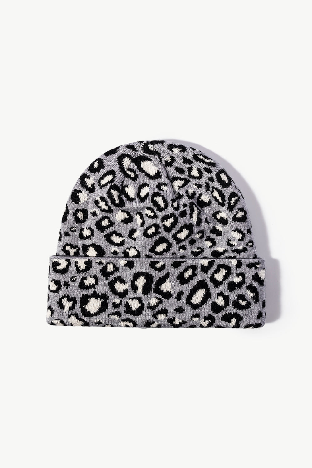 Leopard Pattern Cuffed Beanie - Hats - FITGGINS