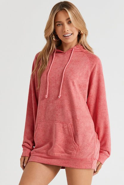 Long Sleeve Front Pocket Hoodie Fitggins
