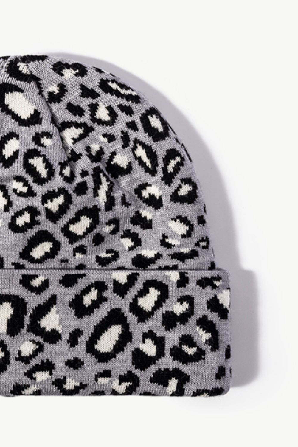 Leopard Pattern Cuffed Beanie - Hats - FITGGINS