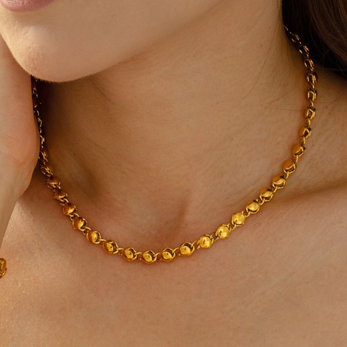 18K Gold-Plated Copper Necklace - Necklaces - FITGGINS