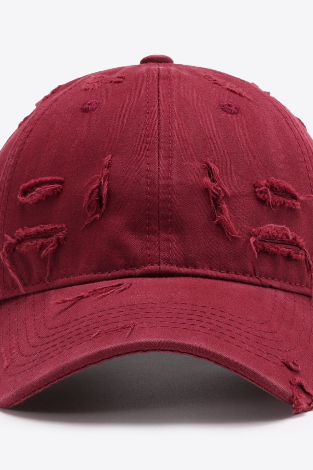 Distressed Adjustable Baseball Cap - Hats - FITGGINS