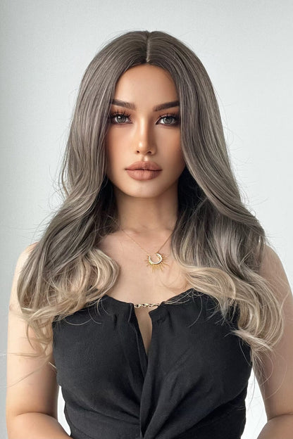 13*1" Full-Machine Wigs Synthetic Long Straight 24" - Hair - FITGGINS