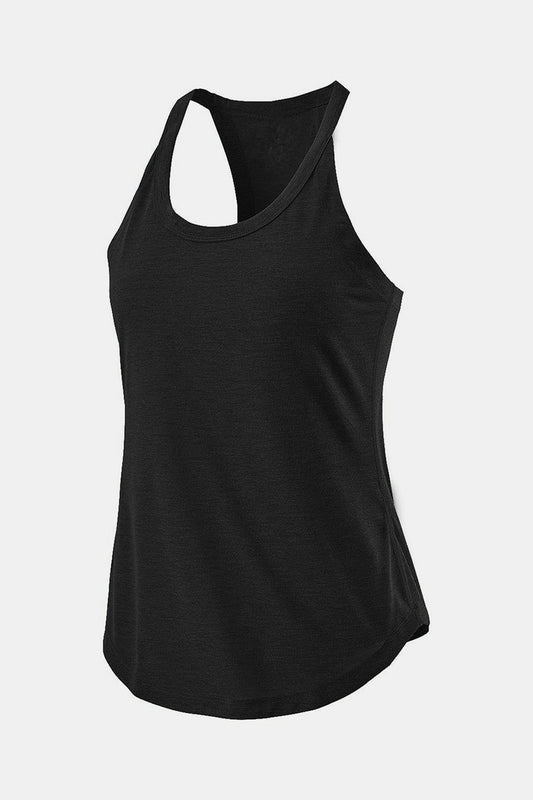 Scoop Neck Active Tank - Crop Tops & Tank Tops - FITGGINS