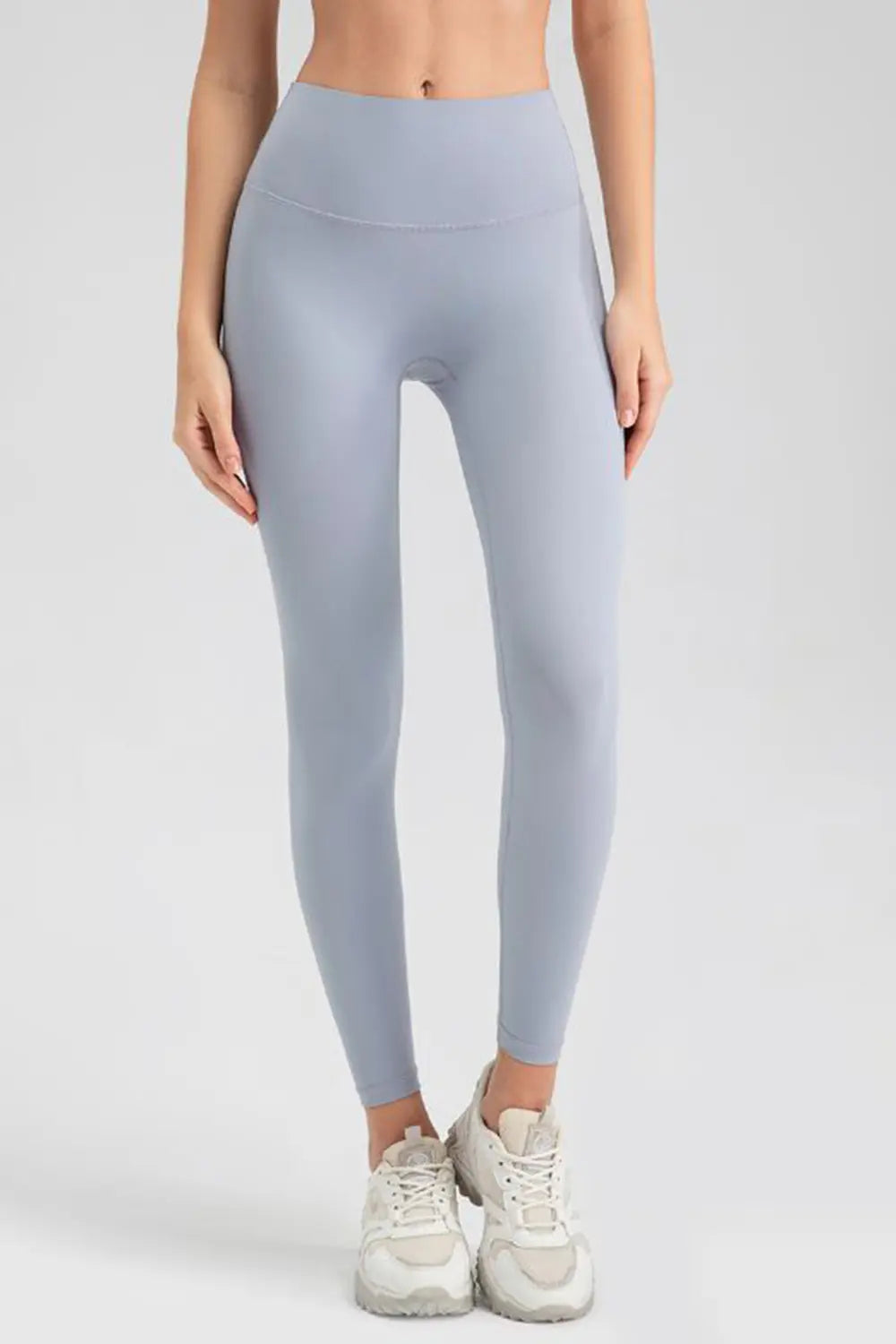 Wide Waistband Sport Leggings Fitggins