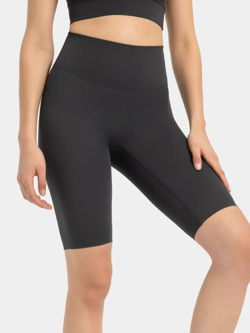 Millennia High Rise Wide Waistband Active Shorts Fitggins