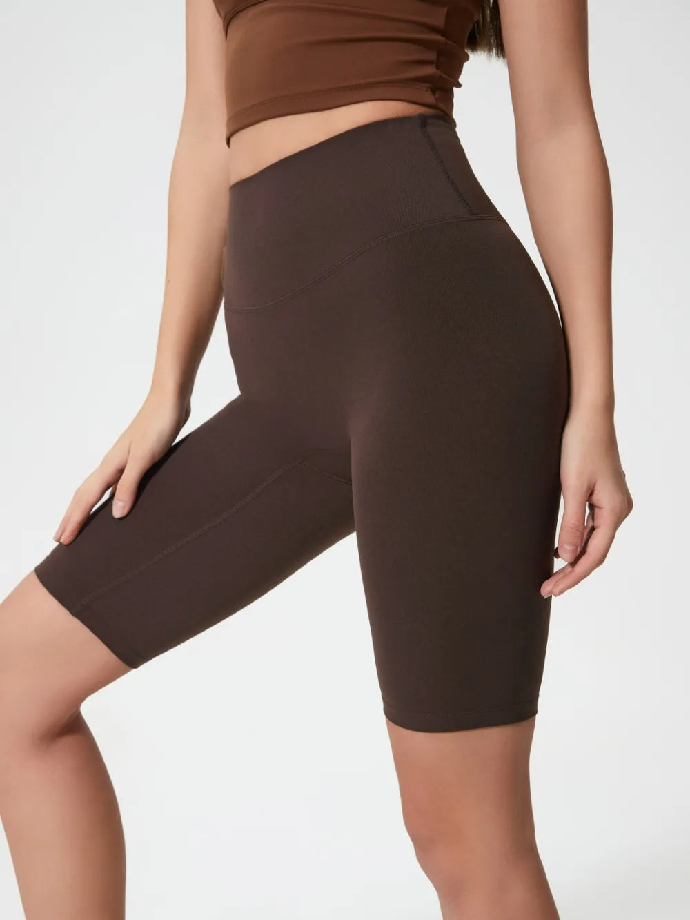 Millennia High Rise Wide Waistband Active Shorts Fitggins