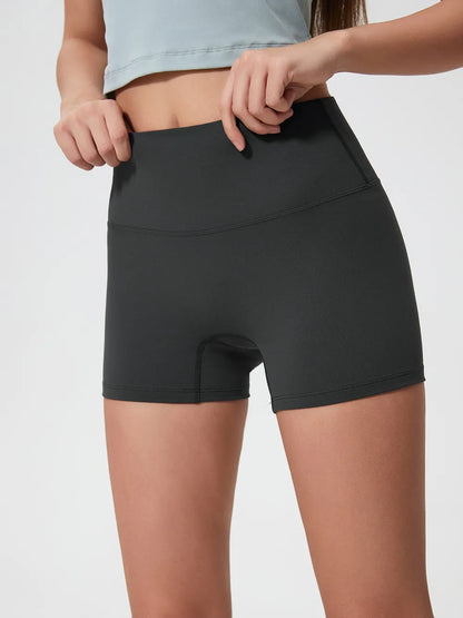 Millennia High Waist Active Shorts Graphite Gray Fitggins
