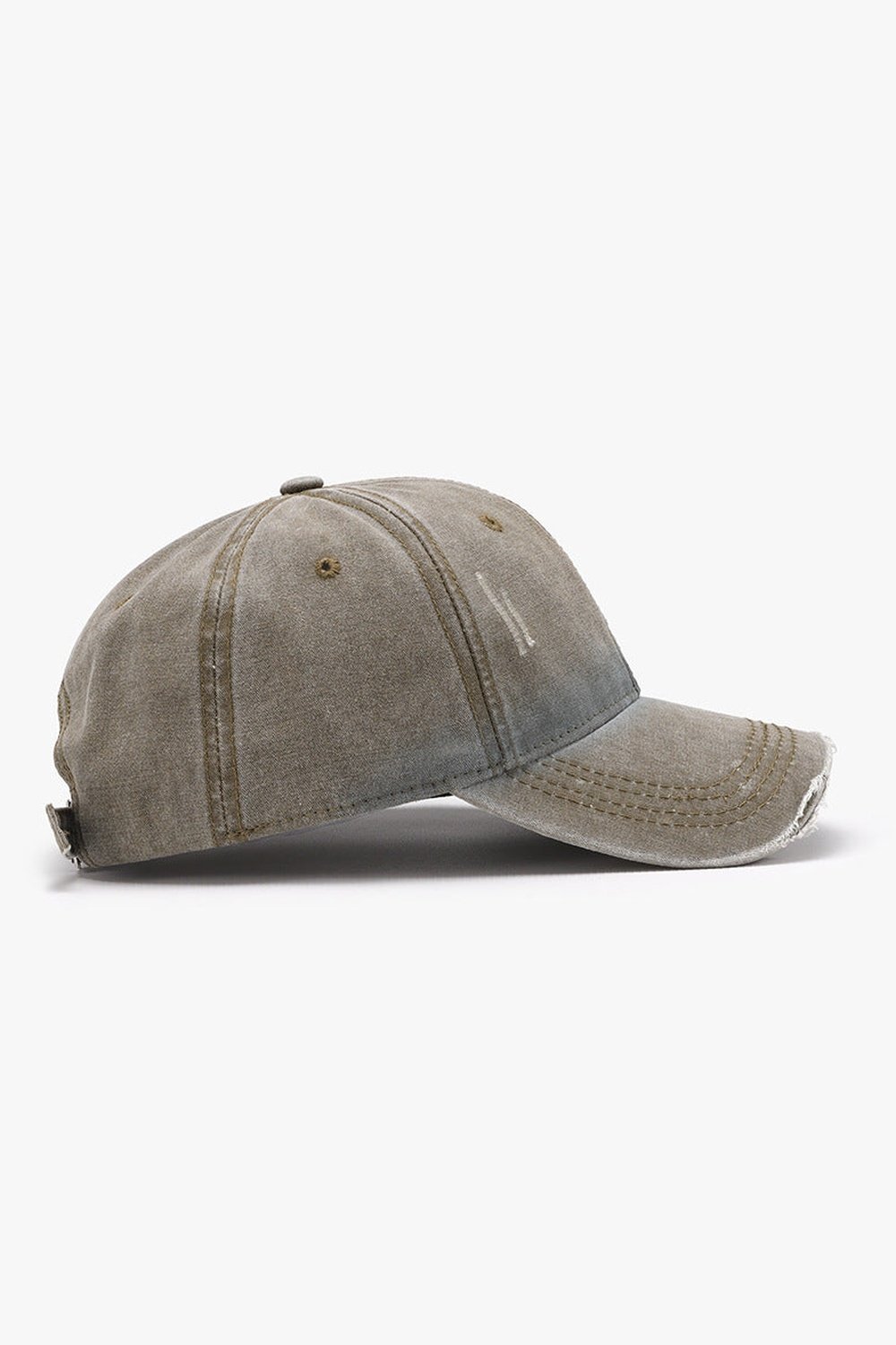 Distressed Washed Adjustable Baseball Cap - Hats - FITGGINS