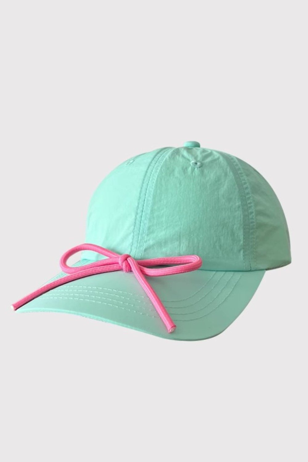 Bow Trim Adjustable Baseball Cap - Hats - FITGGINS