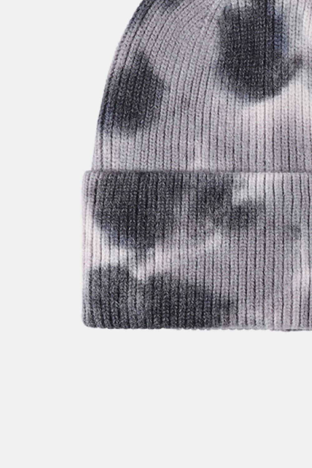 Tie-Dye Cuffed Rib-Knit Beanie Hat - Hats - FITGGINS