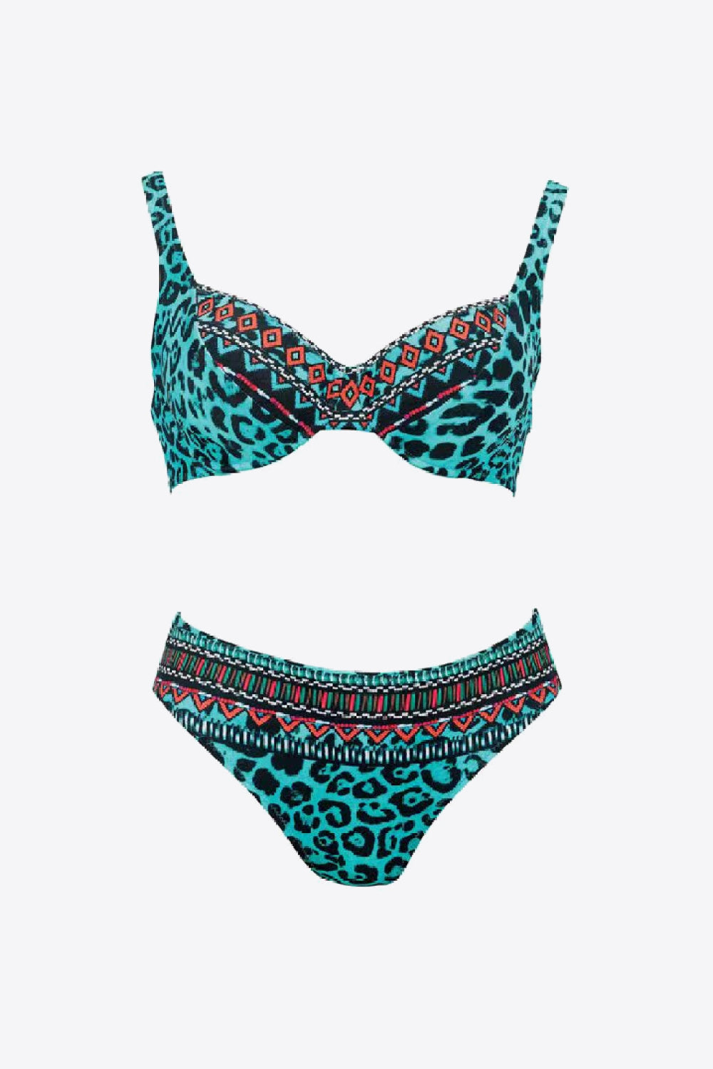 Leopard Bikini Set - Bikinis & Tankinis - FITGGINS
