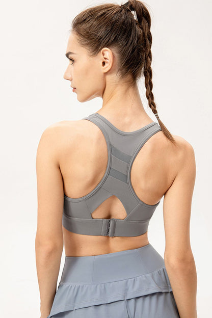 Scoop Neck Long Sports Bra Fitggins