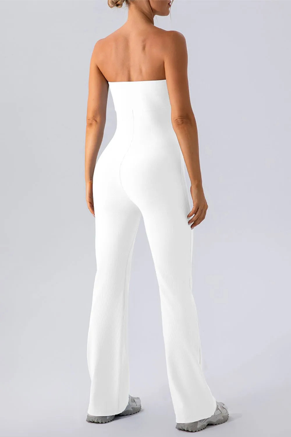 Sleeveless Straight Active Jumpsuit Fitggins