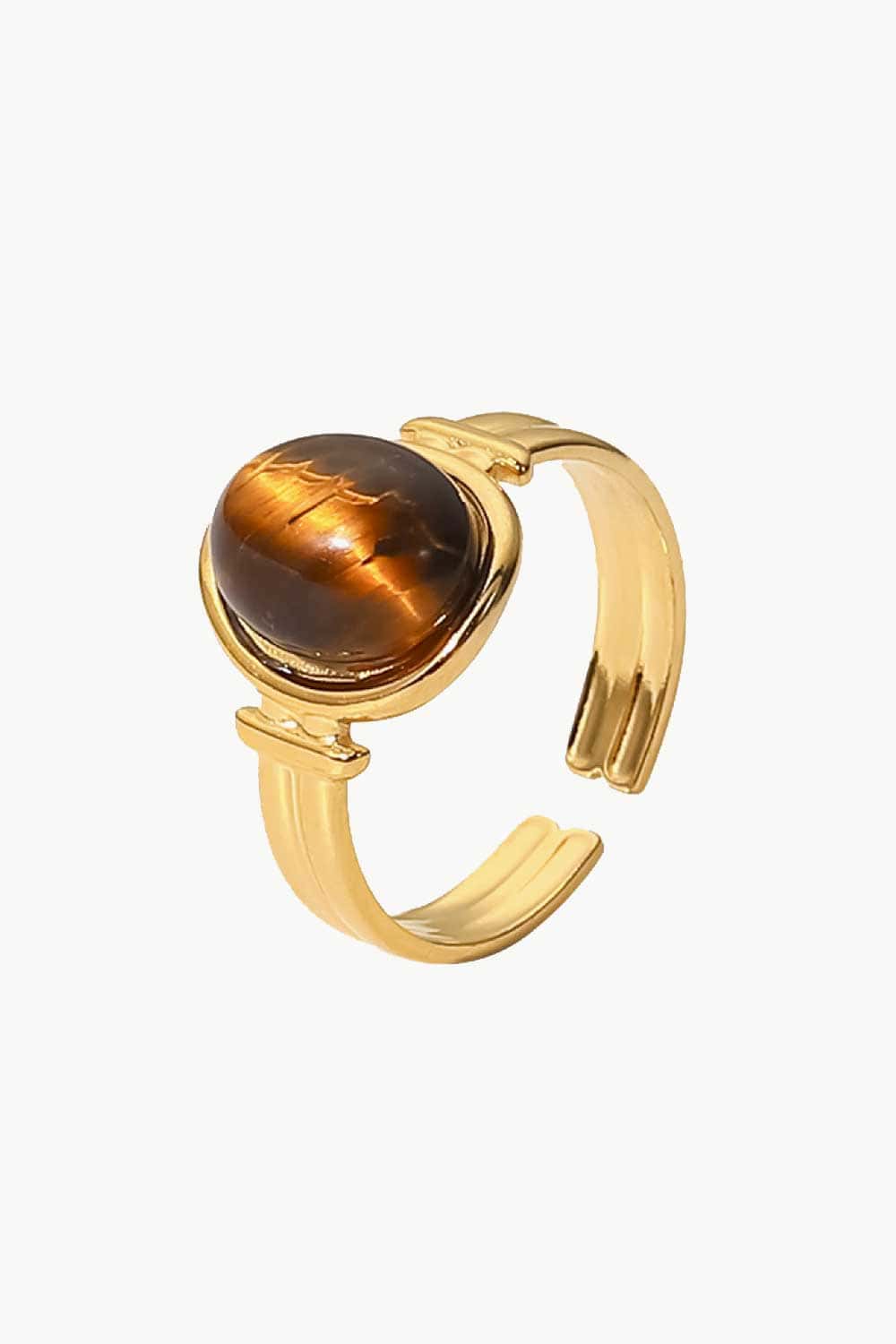 18K Gold Plated Open Ring - Rings - FITGGINS