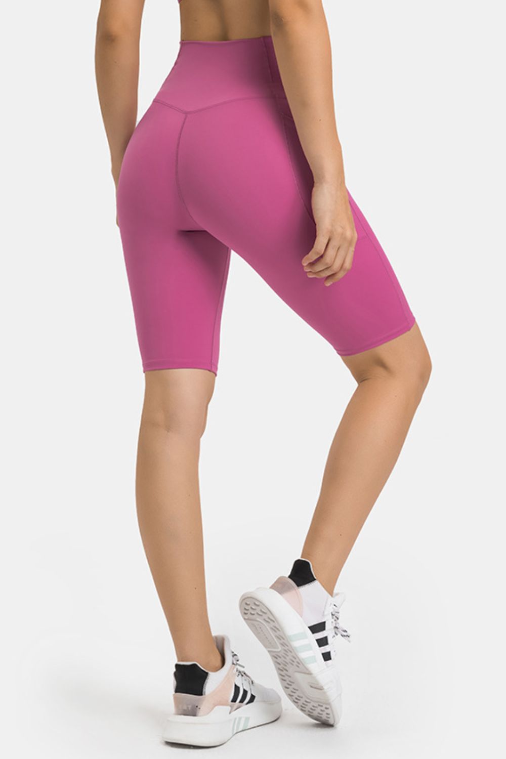 Millennia High Waist Biker Shorts with Pockets Fitggins