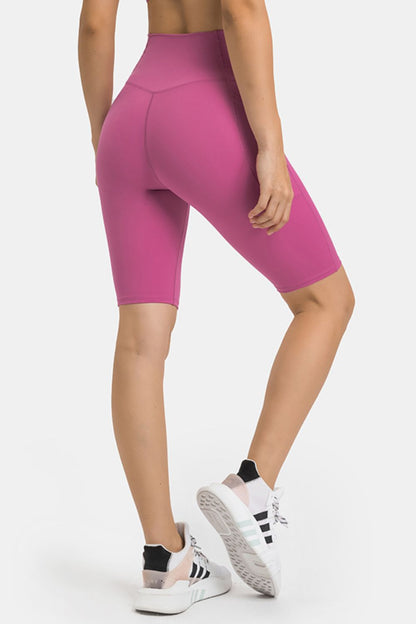 Millennia High Waist Biker Shorts with Pockets Fitggins