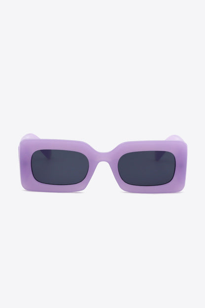 Polycarbonate Frame Rectangle Sunglasses - Sunglasses - FITGGINS