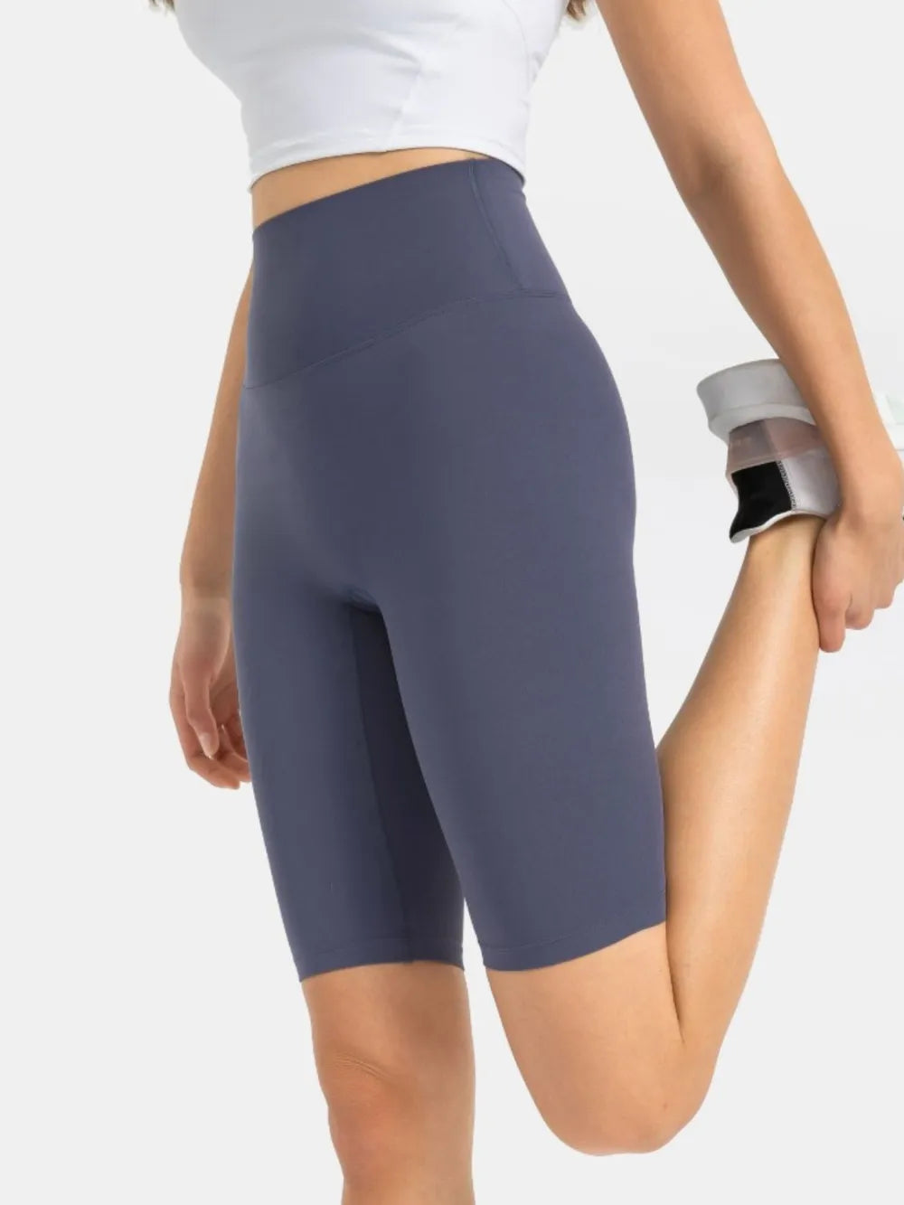 Millennia High Rise Wide Waistband Active Shorts Fitggins