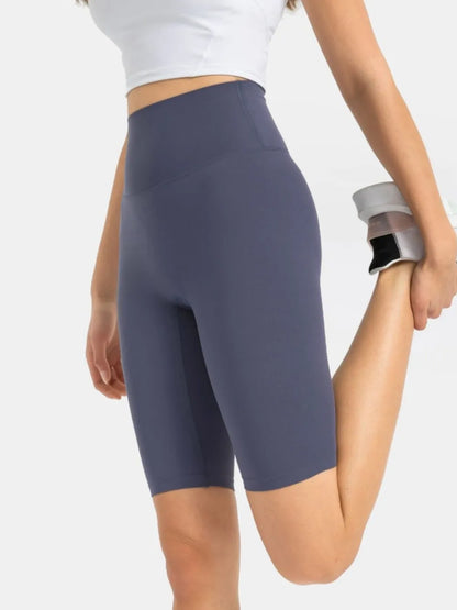 Millennia High Rise Wide Waistband Active Shorts Fitggins