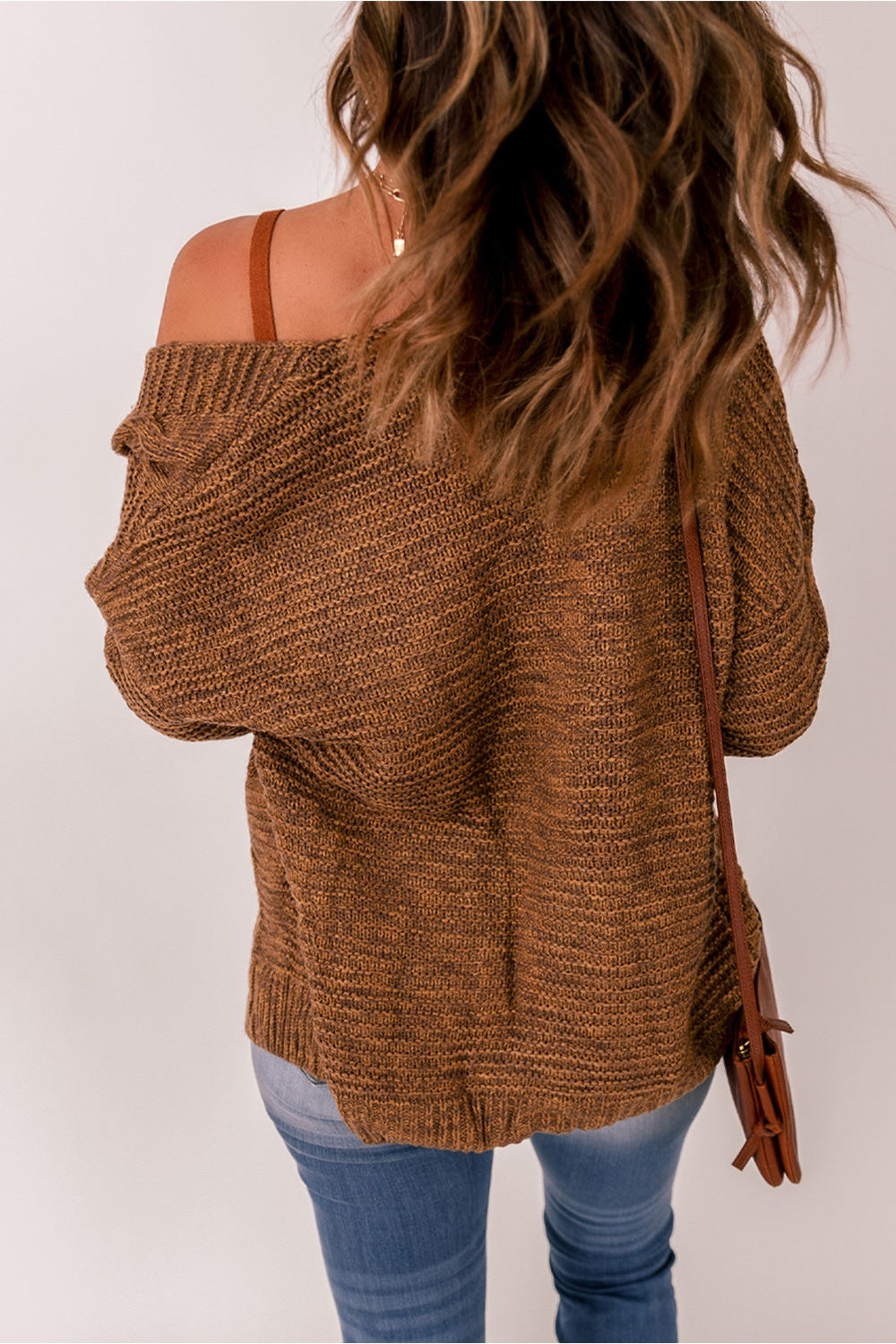 Cable-Knit Open Front Cardigan - Cardigans - FITGGINS