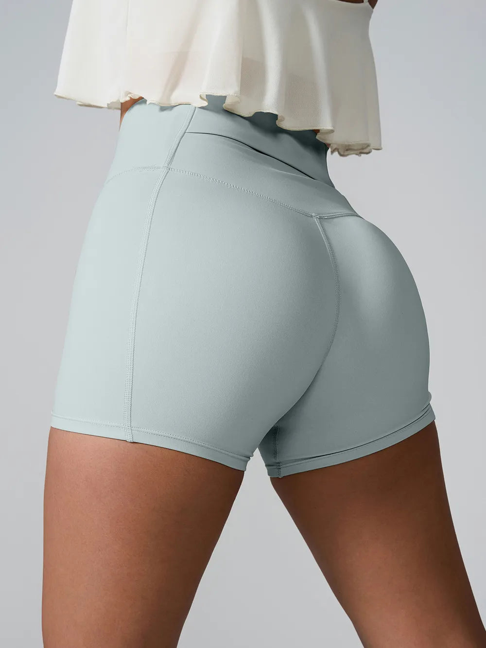 High Waist Active Shorts Fitggins