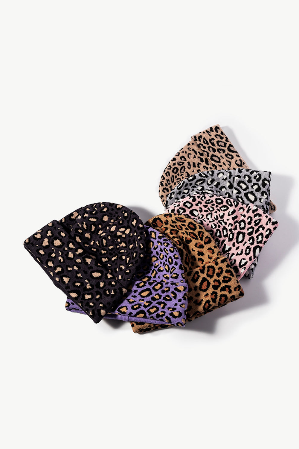 Leopard Pattern Cuffed Beanie - Hats - FITGGINS