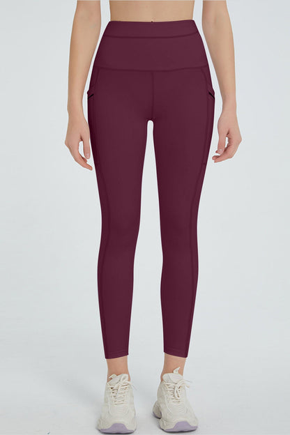 High Waist Active Leggings - Leggings - FITGGINS