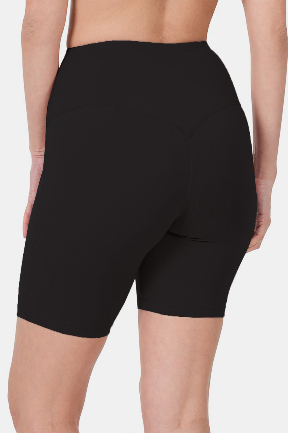 Zenana High Waist Active Shorts - Short Leggings - FITGGINS